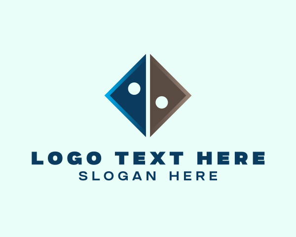 Half logo example 1
