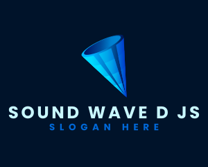 3D Digital Cone  Logo