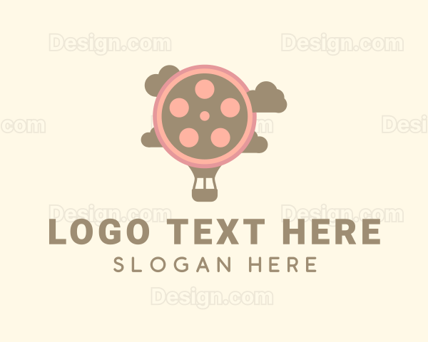 Hot Air Balloon Film Reel Logo