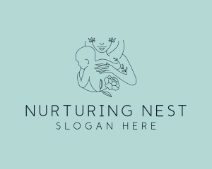 Mother Baby Maternity logo design