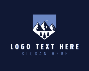 Slope - Outdoor Mountain Hiking logo design