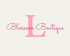 Feminine Boutique Fashion logo design