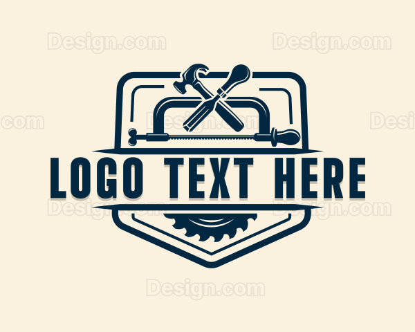 Industrial Handyman Woodwork Logo