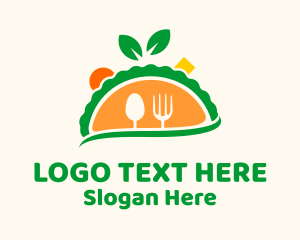 Vegetarian - Vegetarian Taco Restaurant logo design