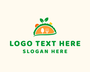 Vegetarian - Vegetarian Taco Restaurant logo design