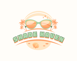 Beach Sunglasses Shades logo design