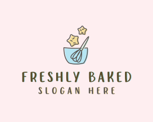 Star Cookie Whisk logo design