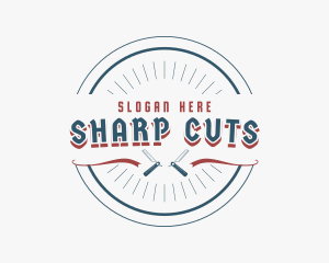 Barbershop Haircut Masculine logo design