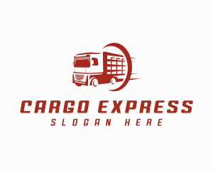 Truck Cargo Delivery logo design