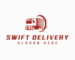 Truck Cargo Delivery logo design