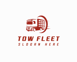 Truck Cargo Delivery logo design