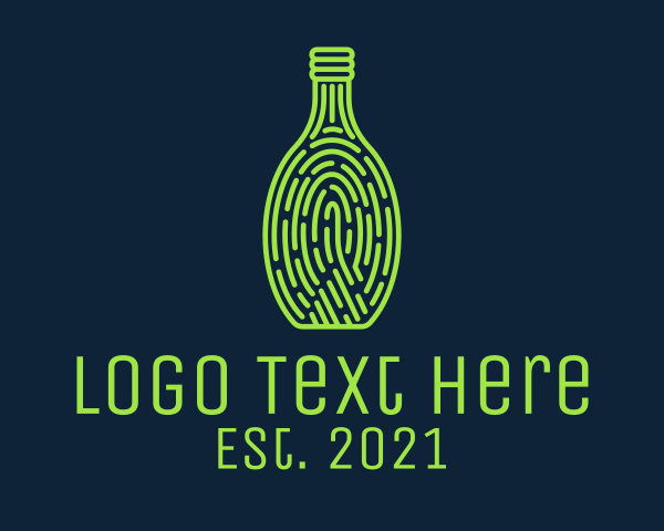 Wine Bottle logo example 1
