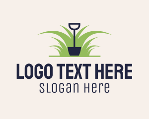 Shovel Lawn Grass logo