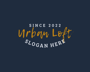 Rustic Urban Graffiti logo design