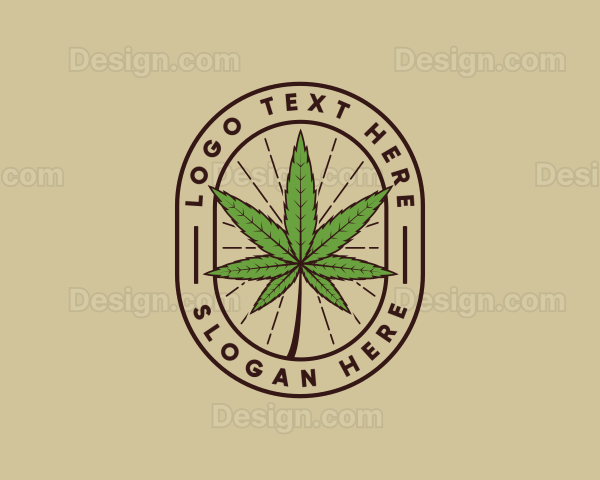 Marijuana Leaf Weed Logo