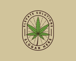 Marijuana Leaf Weed logo