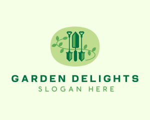 Plant Landscaping Tools logo design