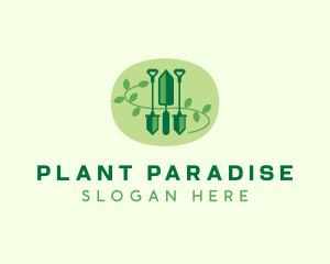 Plant Landscaping Tools logo design