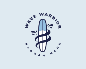 Surfboard Splash Wave logo