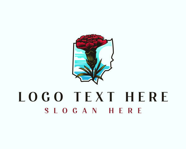 Scarlet Carnation logo example 2