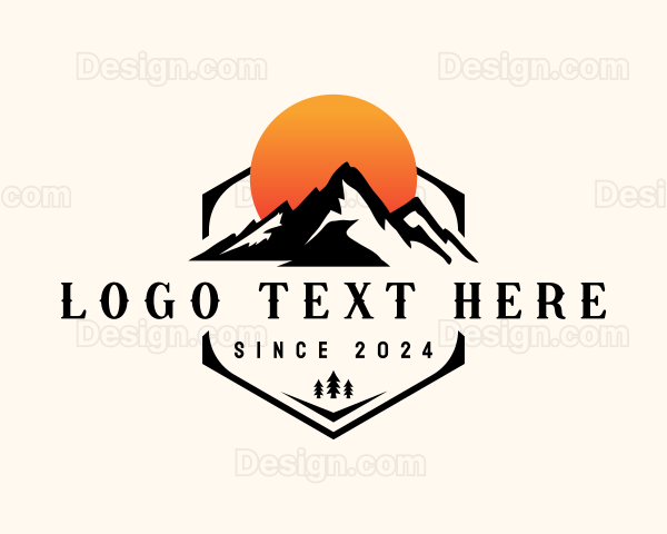 Mountain Camping Outdoor Logo