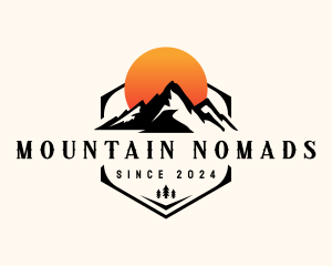 Mountain Camping Outdoor logo design