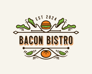 Burger Bistro Restaurant logo design