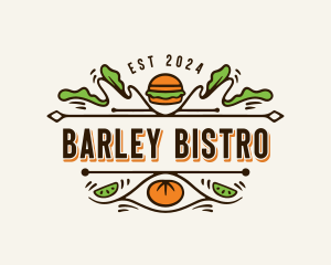 Burger Bistro Restaurant logo design