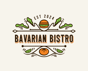 Burger Bistro Restaurant logo design