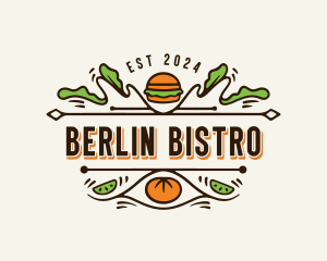 Burger Bistro Restaurant logo design