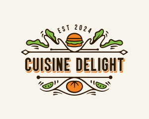 Burger Bistro Restaurant logo design