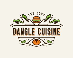 Burger Bistro Restaurant logo design