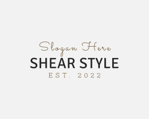 Luxury Fashion Style logo design