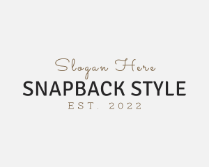 Luxury Fashion Style logo design