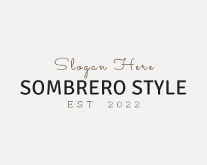 Luxury Fashion Style logo design