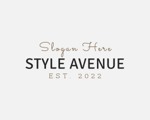 Luxury Fashion Style logo design