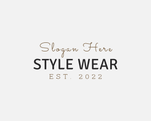 Luxury Fashion Style logo design