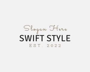 Luxury Fashion Style logo design