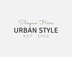 Luxury Fashion Style logo design