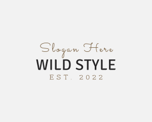 Luxury Fashion Style logo design