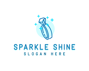 Shining Diamond Ring logo design