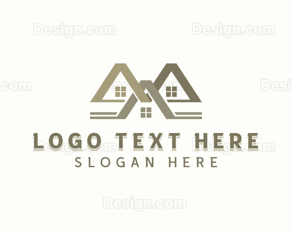 Roofing Contractor Builder Logo