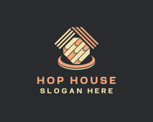 House Flooring Tile logo design