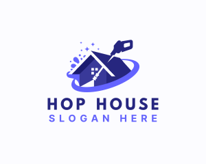 House Pressure Washer logo design