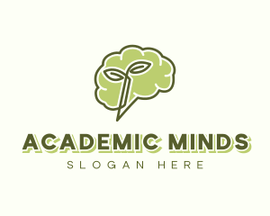 Holistic Mind Leaf logo design