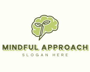 Holistic Mind Leaf logo design