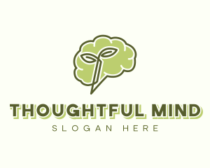 Holistic Mind Leaf logo design