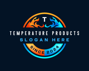 Heating Cooling Temperature logo