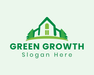 Green Tree House logo design