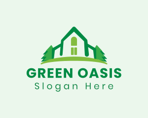 Green Tree House logo design